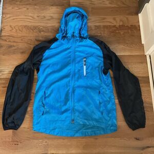 Nike Teal Hooded Windbreaker‎ Running Jacket Size Medium